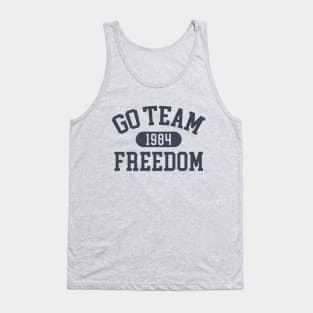 Go Team Freedom 1984 Retro Vintage 80s / 70s Style American College Gym TShirt Tank Top